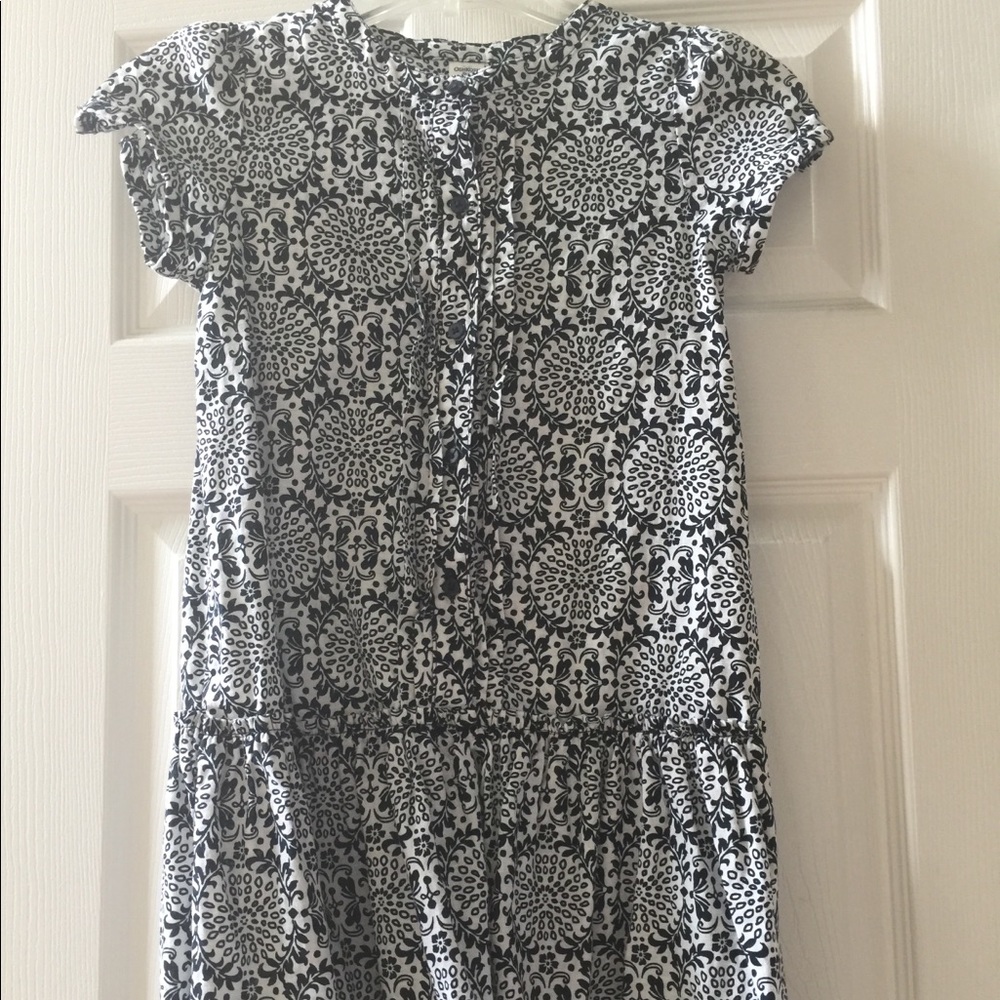 Floral button up dress